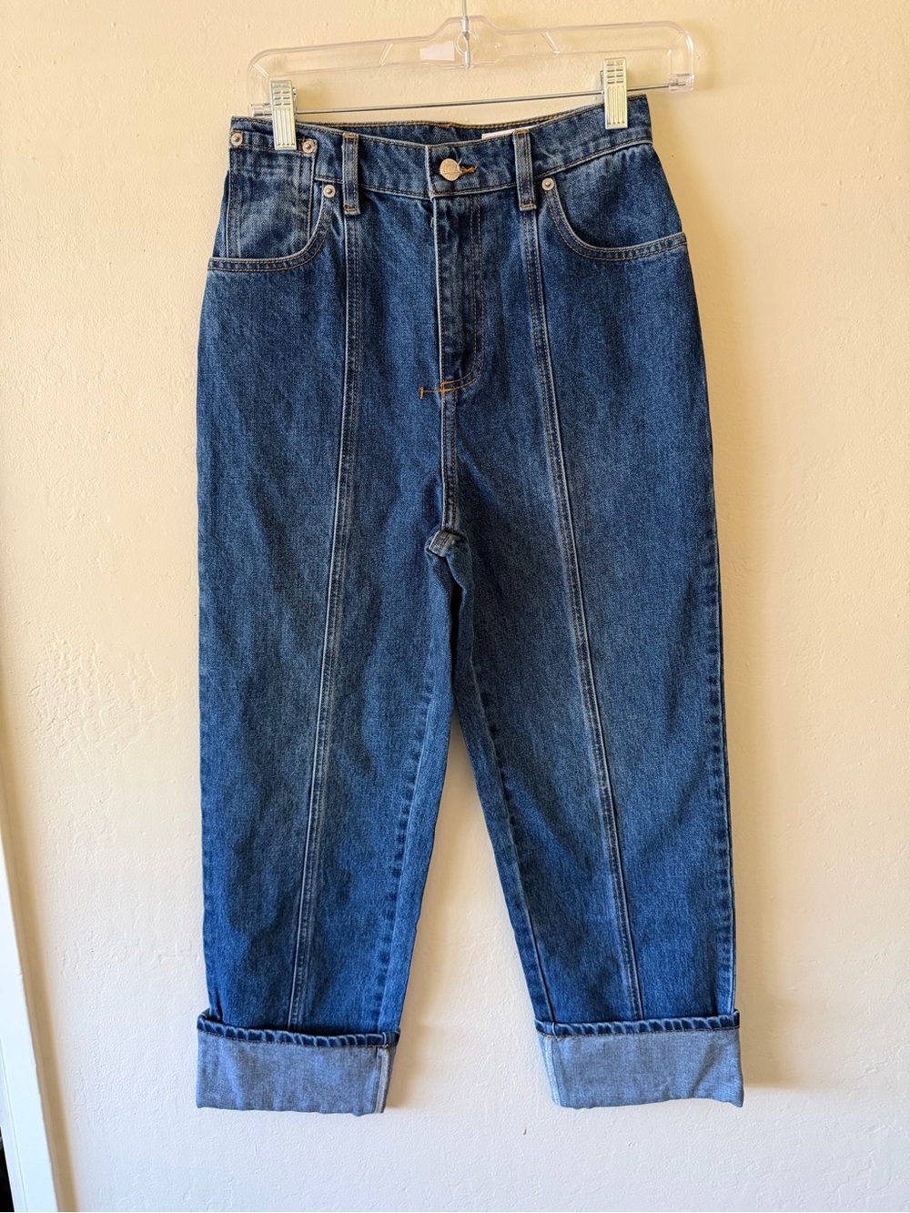 Alexander McQueen Dark Blue Relaxed Straight Jeans